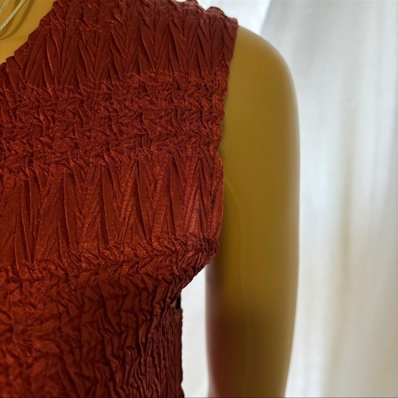 Nicola Sleeveless Top Dark Red Size Small in Excellent Condition - Picture 5 of 6